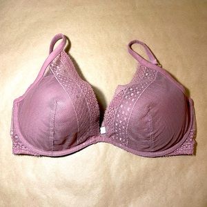 Victoria’s Secret Mauve Plunge Bra - 34DD